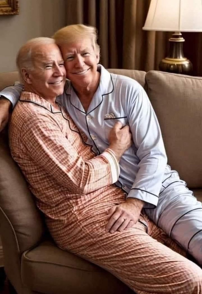 Would Joe Biden and Donald Trump make a good looking couple?
