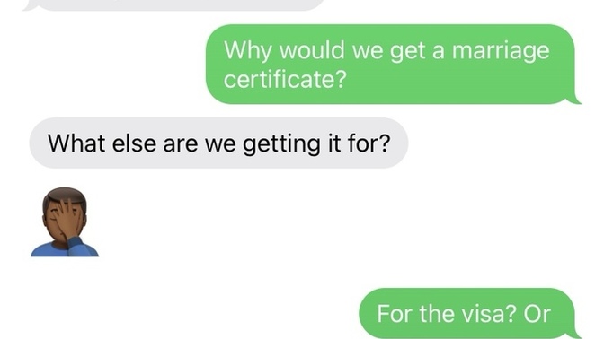 Is he being serious I mean cmon? why wouldn’t he just leave it as a surprise honestly?