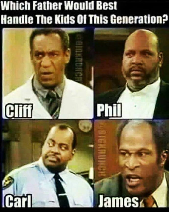 Which Father Would Best Handle The Generation Of Children Today?