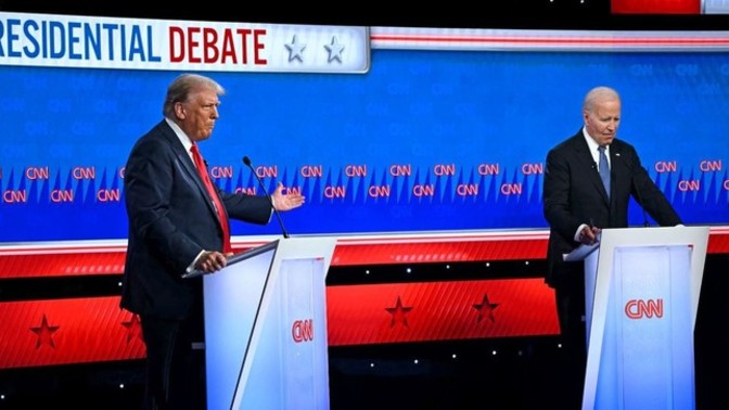 Was there a substantive debate between Trump and Biden, or was it just a war of egos?