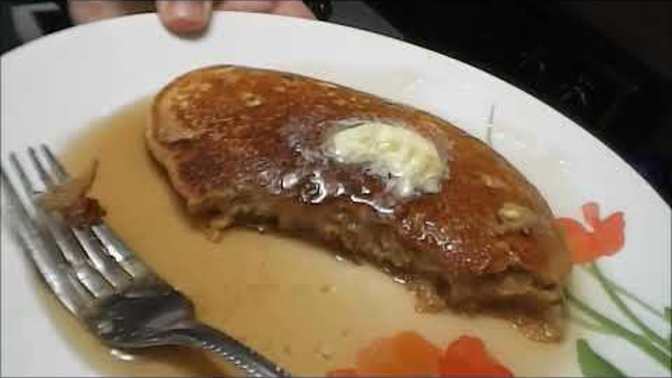 How do you like your flapjacks? Standard buttermilk, with blueberries? Chocolate chips? How about cracker jacks inside?