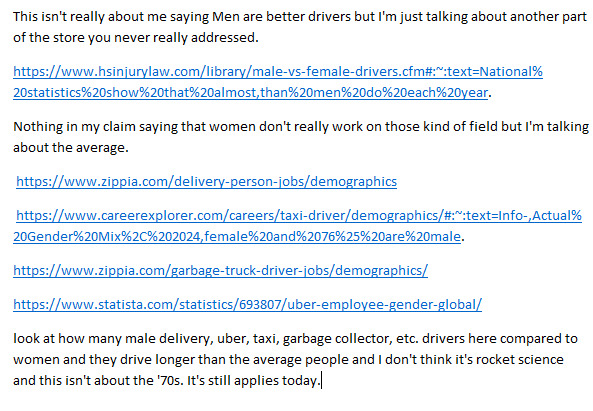 Do you think women are bad drivers?