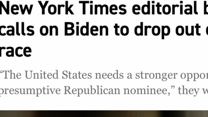 Should President Biden run for president in November 2024?