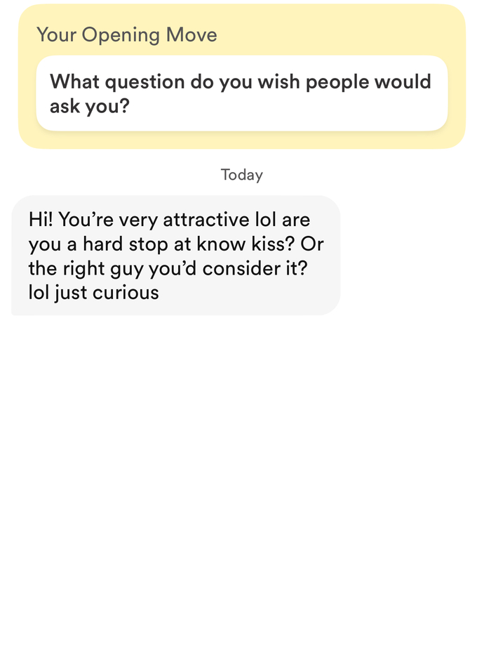 What is this guy asking me, I’m genuinely confused?
