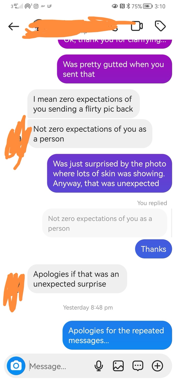 Does this guy hate me? Would it be very bad if my friend reached out to him?