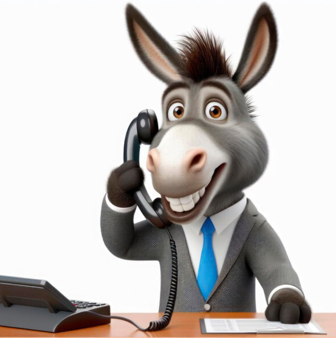 If jackasses can be trained to work there I’m sure your cat can too.