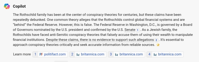 Do you believe in the Rothschild conspiracy?