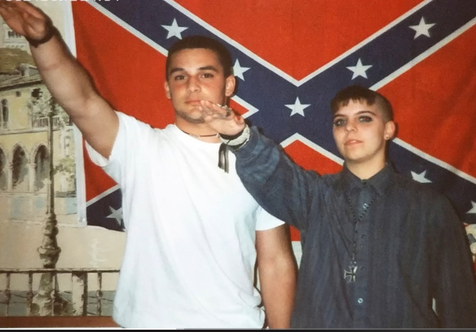 Why do Nazi and Confederate flags show up together?