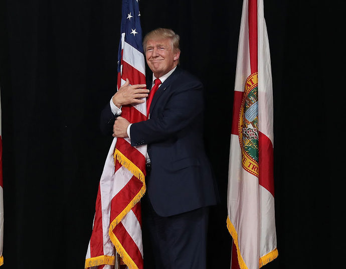 Is Donald Trump a true American patriot or not?