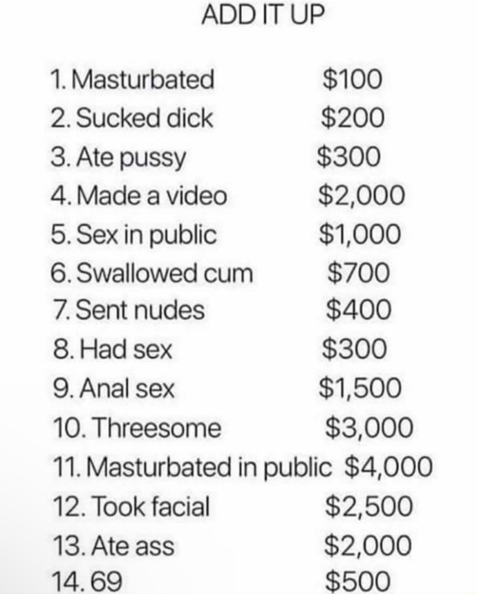 How much y’all got?