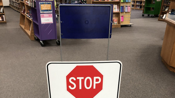 Do YOU think its a good idea to require people to be 18 or over to be able to go into a library by yourself?