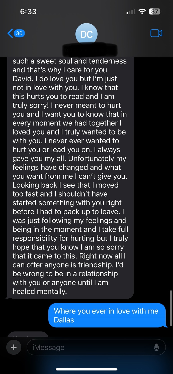 Me male 27 her female 34. is it over? or can her depression make her feel this way?