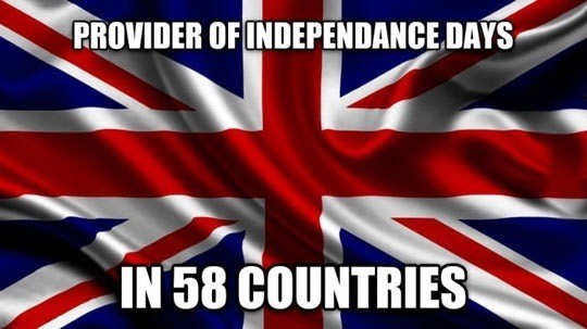 Are British people just sore losers for not celebrating the fourth?