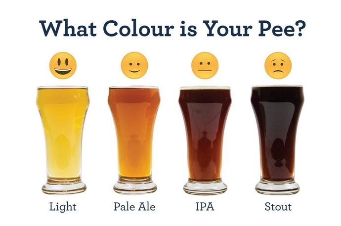 Have you ever peed dark brown after a hot day at work?