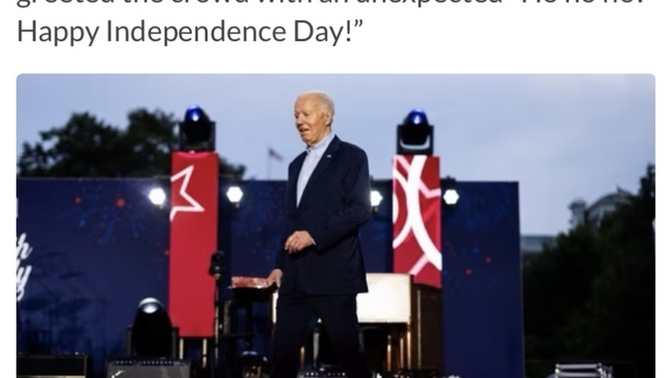 Does Joe Biden make a good Santa Clause?