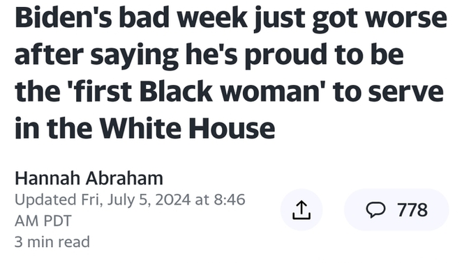 Has Joe Biden finally come to terms with his racial identity complex?