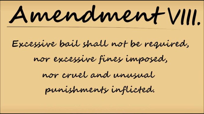 Do conservatives hate the 8th Amendment?