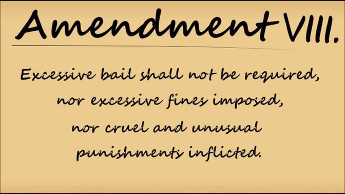 Do conservatives hate the 8th Amendment?