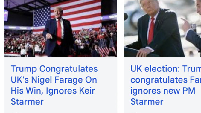 What do British people think about the fact that Donald Trump snubbed their new useless PM in epic fashion and only congratulated Sir Nigel Farage?