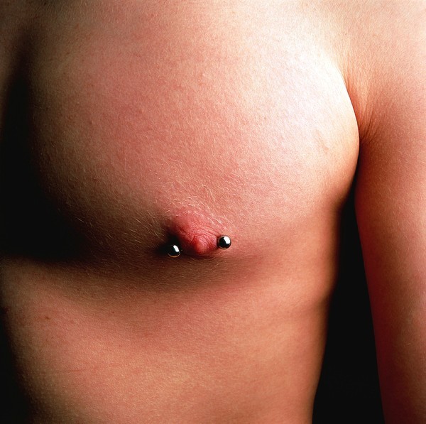 Nipple piercing on a man?