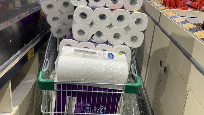 Why were people buying toilet paper above everything else at the start of the pandemic?