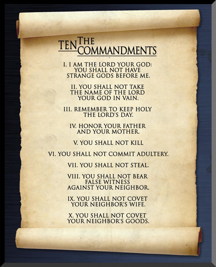 Republicans - you want to put your 10 Commandments in schools. What about Rule #5?
