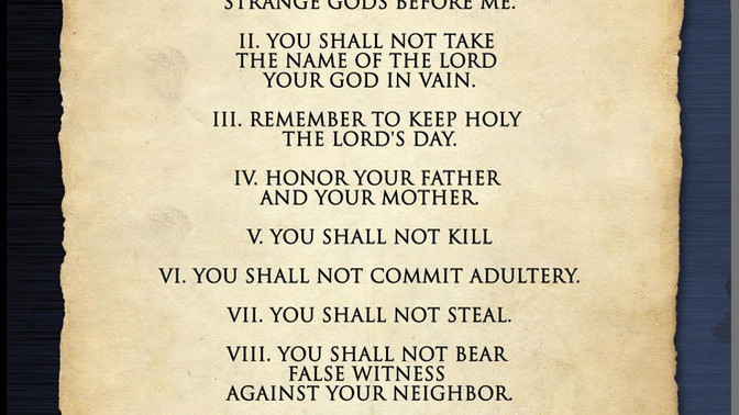 Republicans - you want to put your 10 Commandments in schools. What about Rule #5?