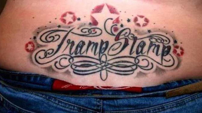 Are lower back tattoos still called "tramp stamps"?