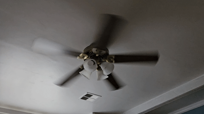 Does anyone know how to turn off a ceiling fan without the pull chain?