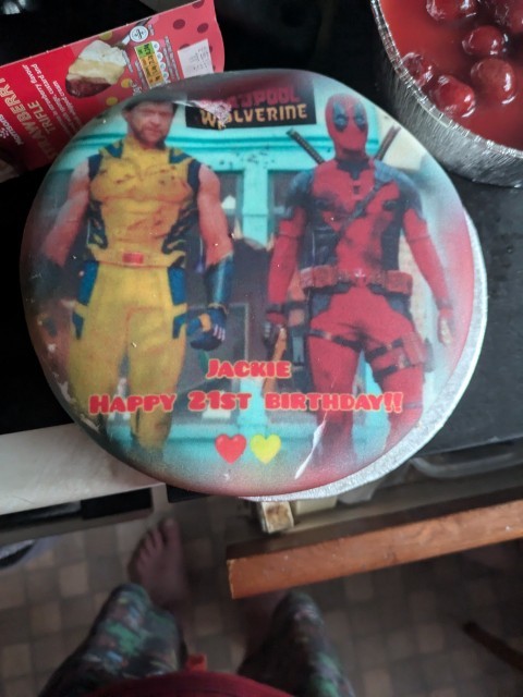 What do you think of my birthday cake?