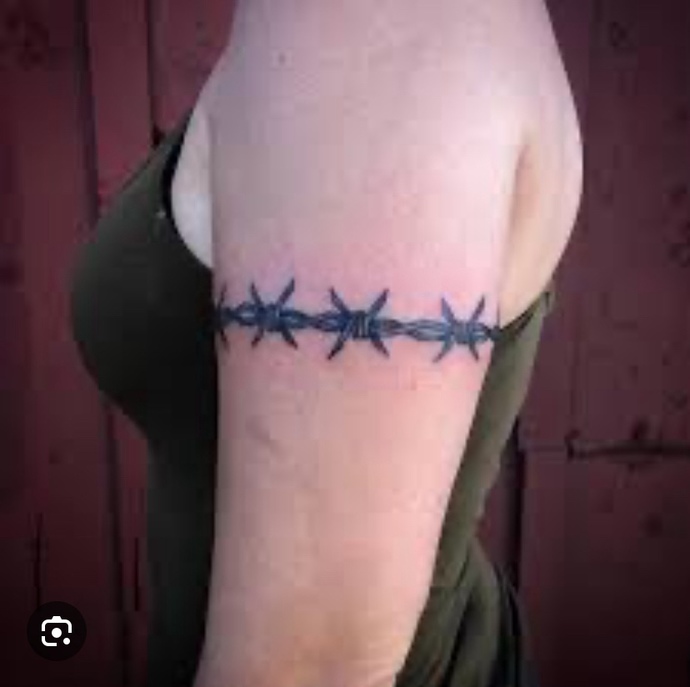 Are barbed wired wrap around tattoos redneck tattoos?