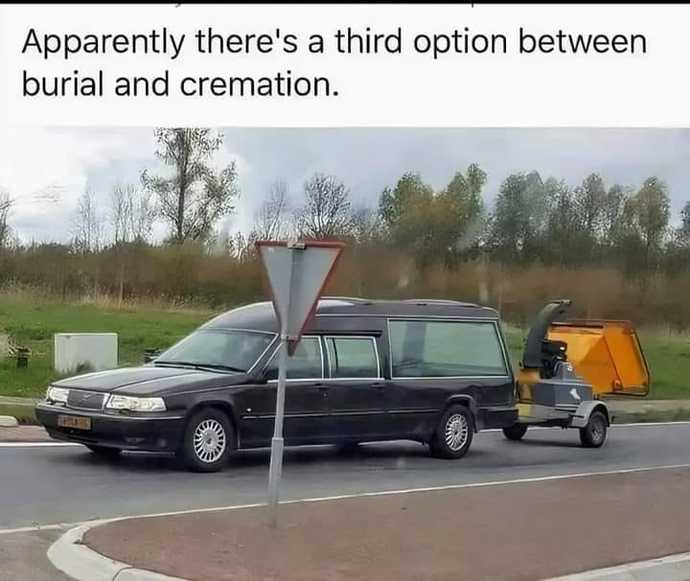 Do you want to be cremated or buried?
