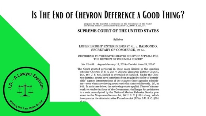 By overturning the Chevron ruling, going forward, will judges be required to interpreting the law faithfully without deference to government agencies?