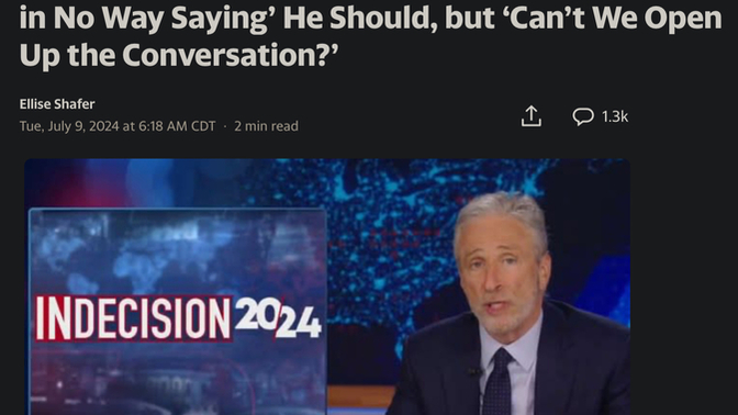 Is this making Trump look better?