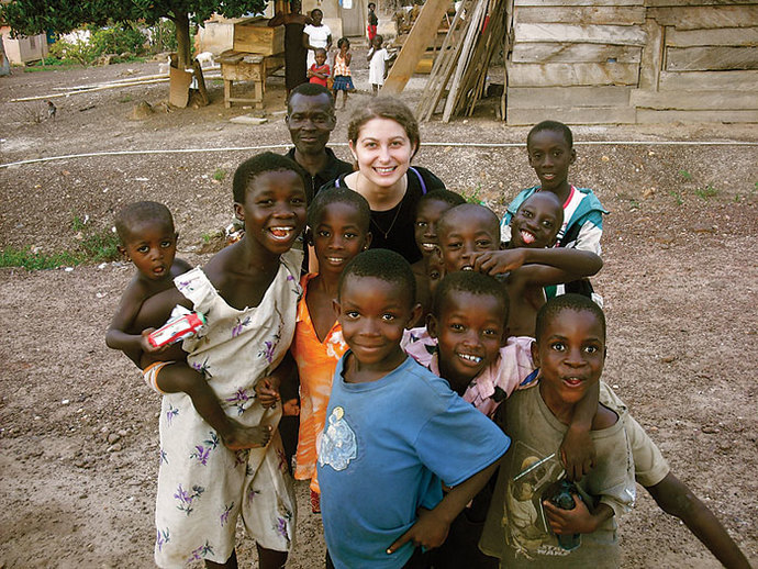 Would you go Ghana to volunteer and visit kids at school there?