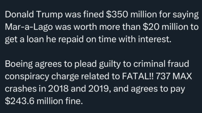 Does this seem at all fair?