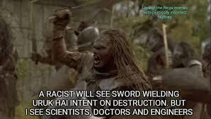 Should Lord of the Rings be banned due to how popular it is with Racists & its White Supremacy themes?