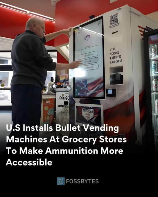 What do you think of Vending Machines that sell Ammunition?