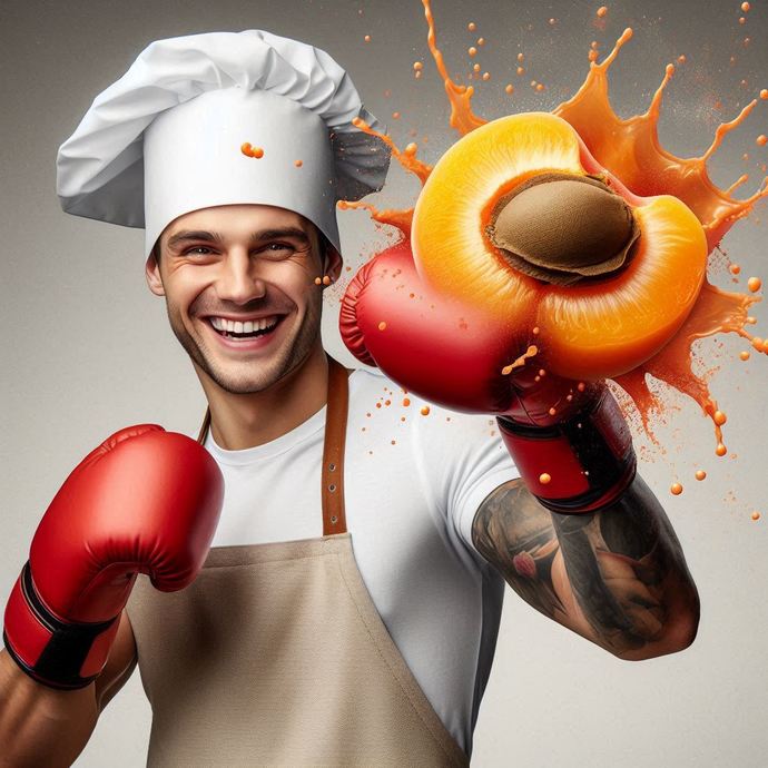 Have you ever uppercutted an apricot before?
