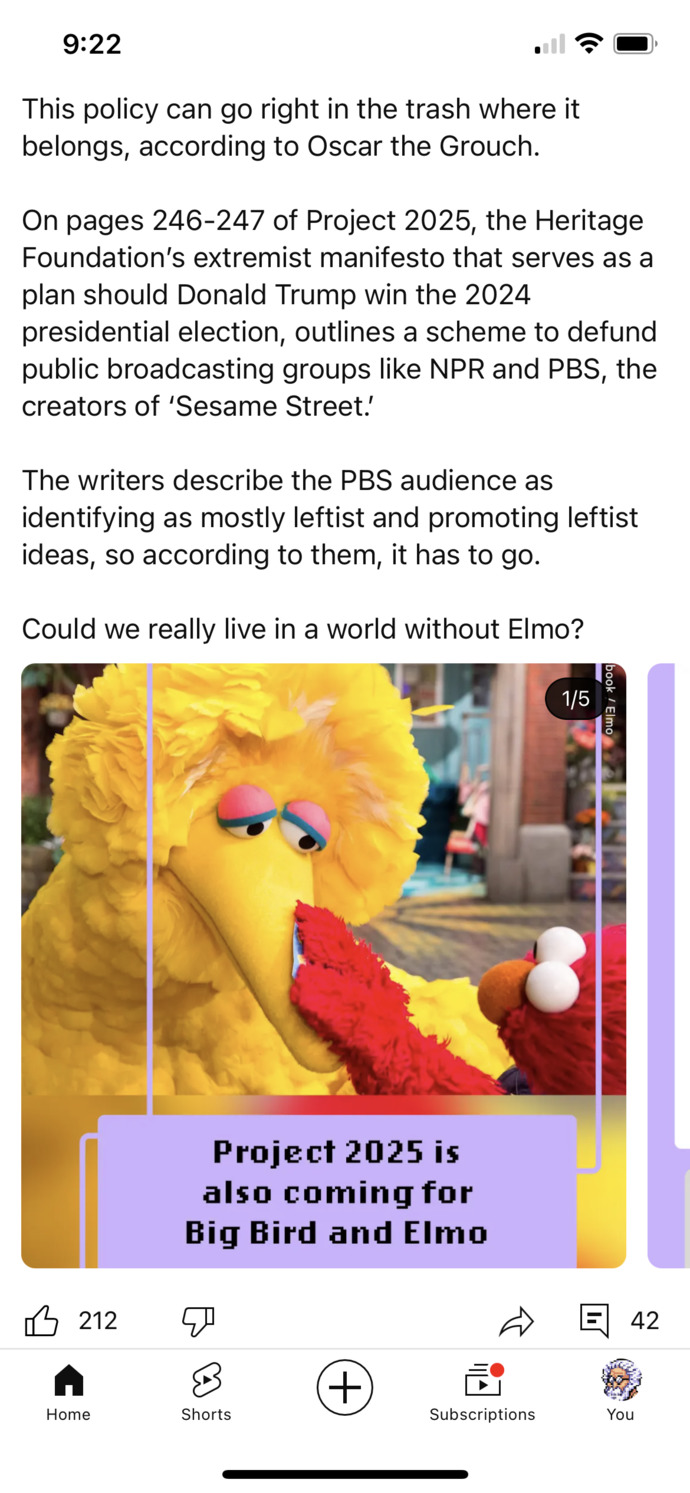 How would you feel if we lived in a world without Sesame Street?