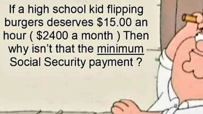 Why is it that the government hands out money to everyone to bail them out except for Social Security?