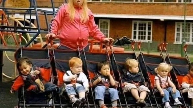 How many kids could you have before your partner realised none looked like him?