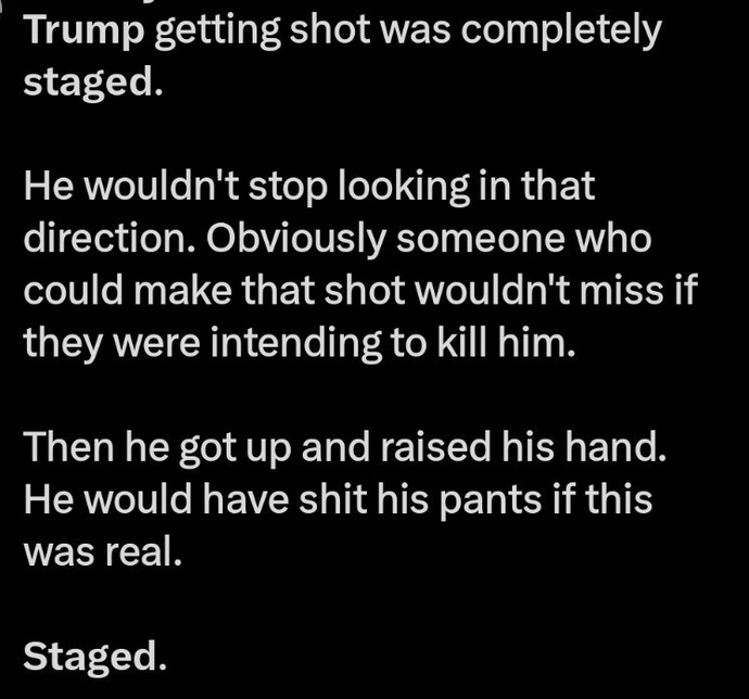 Someone seemingly tried to assassinate Trump. It's a developing story, but what are your thoughts?