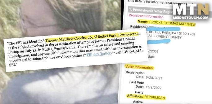 Registered Republican, but who knows what his motive was
