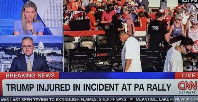 What do you think of the assassination attempt against Donald Trump today?