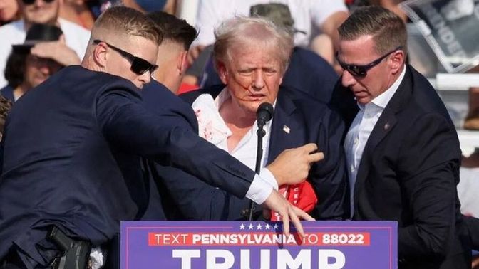 What do you think of the assassination attempt against Donald Trump today?