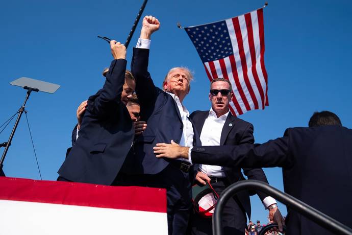 What were your reactions and thoughts when you saw Donald Trump got shot at a Pennsylvania rally due to an assassination attempt?