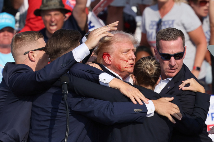 What were your reactions and thoughts when you saw Donald Trump got shot at a Pennsylvania rally due to an assassination attempt?