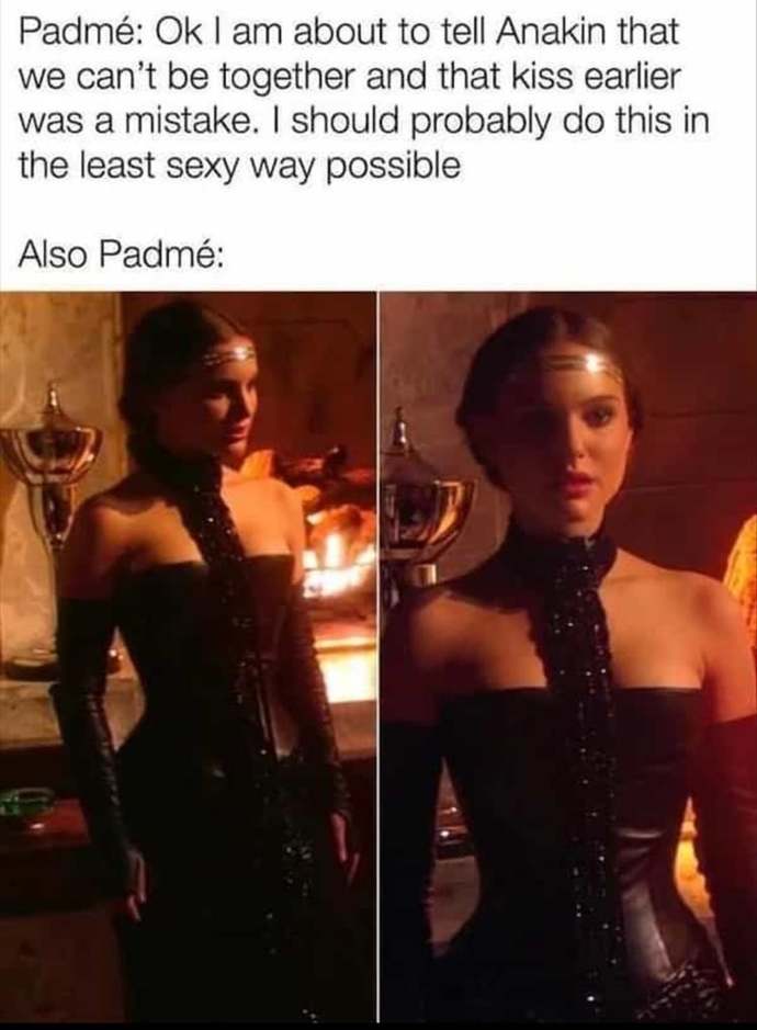 How Could Someone Like Natali Portman Attract Darth Vader's Attention?