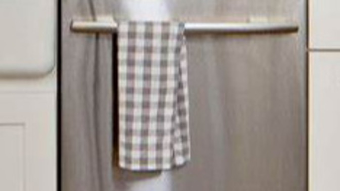 Who hangs their kitchen TOWEL on DISHWASHER handle?